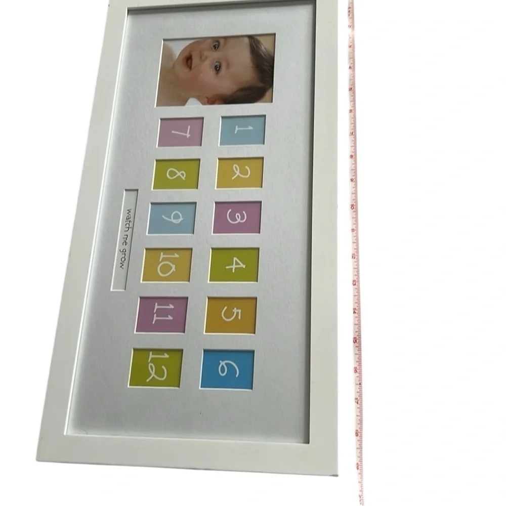 White watch me grow Photo Frame